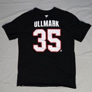 Ottawa Senators Fanatics Black Linus Ullmark T-Shirt Size L Sens Shirtsey